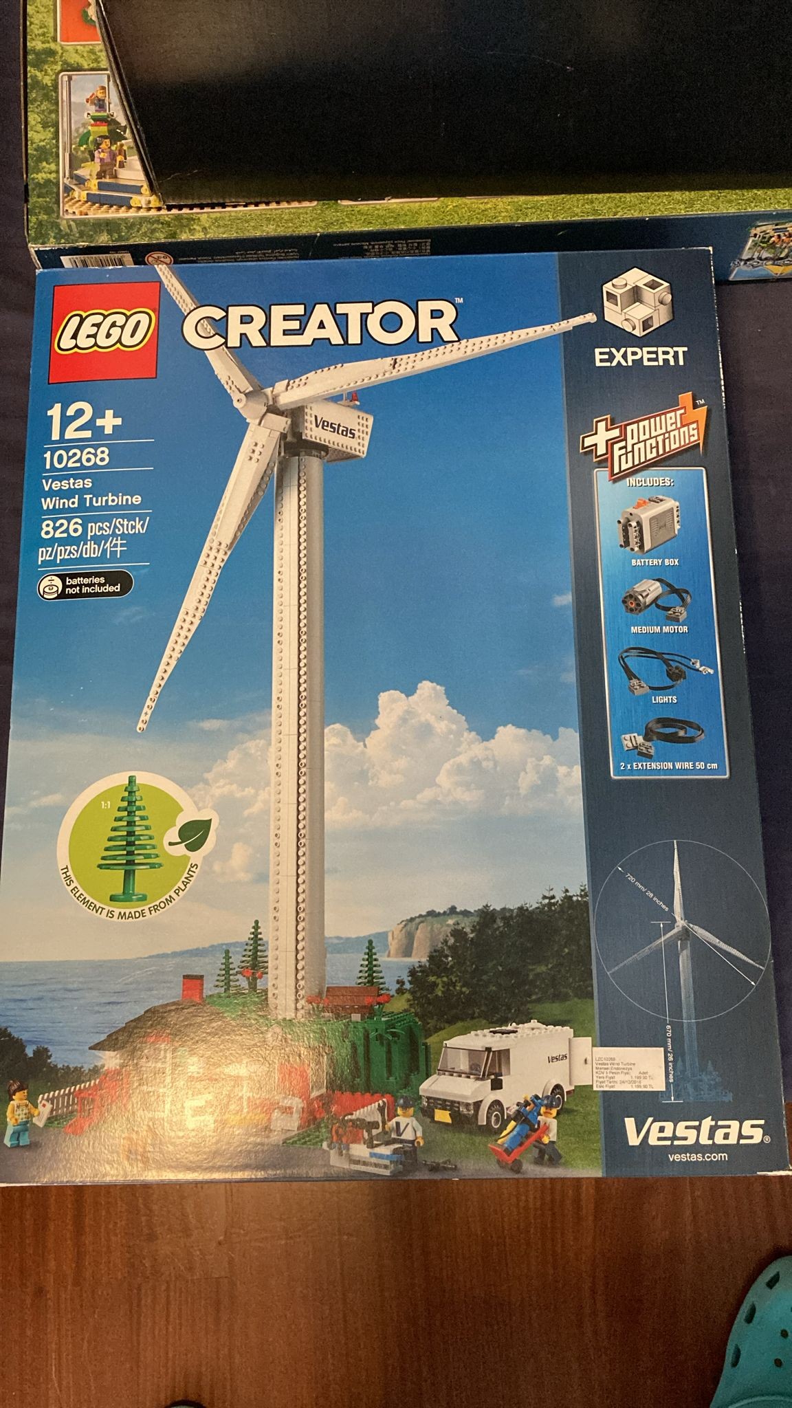 10268 LEGO® Vestas Wind Turbine Sıfır Kapalı Kutu