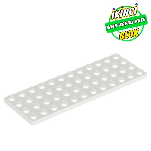 LEGO® Plate 4 x 12 Beyaz Sıfır