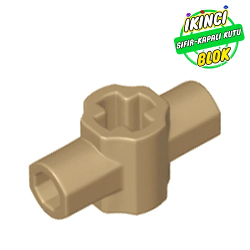 LEGO® Large Figure Weapon Lightsaber Hilt with Axle Hole and Two Bar Holders Koyu Bej Sıfır