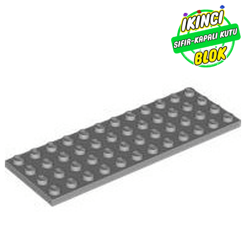 LEGO® 4 x 12 Plaka Açık Mavimsi Gri Sıfır