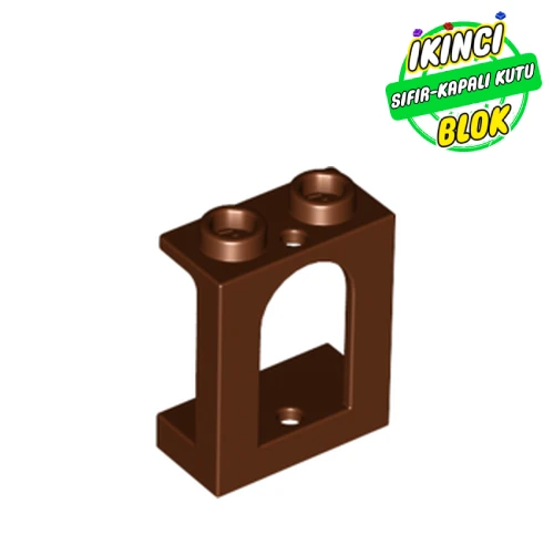 LEGO® Window 1 x 2 x 2 Castle Kırmızımsı Kahverengi Sıfır