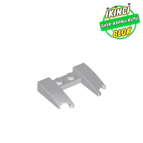 LEGO® 3 x 4 x 2/3 Kavisli Ortası Boş Araç Kaputu Açık Mavimsi Gri Sıfır