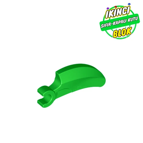 LEGO® Creature Body Part, Barb Large (Claw, Talon) with Clip Parlak Yeşil Sıfır