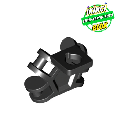 LEGO® Minifig Neckwear Backplate with 4 Bars Siyah Sıfır