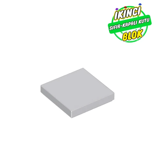 LEGO® Tile 2 x 2 with Groove Açık Mavimsi Gri Sıfır
