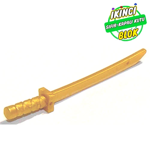 LEGO® Katana Kılıç Metalik Altın Sıfır