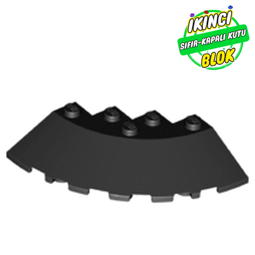 LEGO® 6 x 6 33 Derece Eğimli Köşe Tuğla Siyah Sıfır