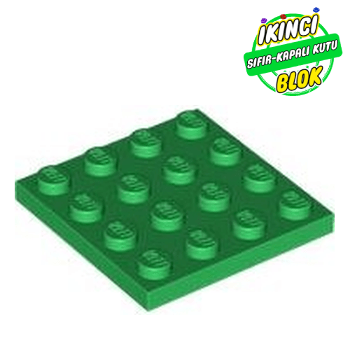 LEGO® 4 x 4 Plaka Yeşil Sıfır