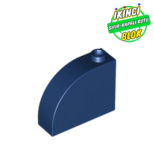 LEGO® Brick Curved 1 x 3 x 2 Koyu Mavi Sıfır