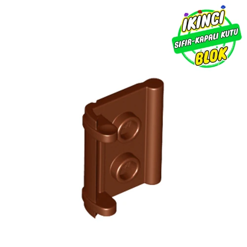 LEGO® Book Binding with Two Studs Kırmızımsı Kahverengi Sıfır