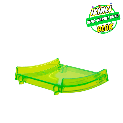 LEGO® Stuntz Rampa Kavisi Şefaf parlak yeşil Sıfır