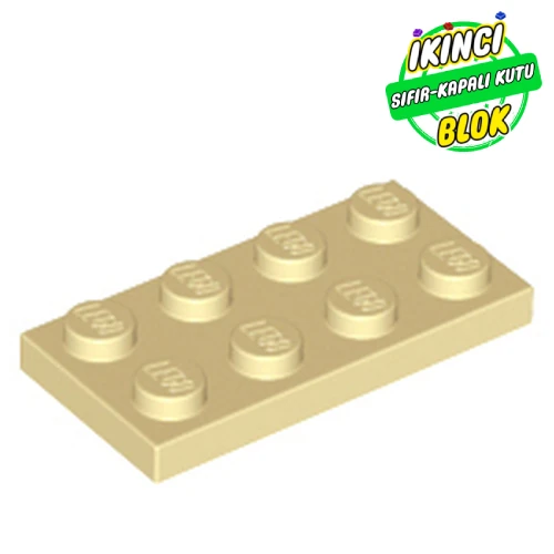 LEGO® 2 x 4 Plaka Bej Sıfır