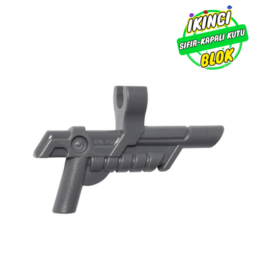 LEGO® O Bağlantılı Tabanca Koyu Mavimsi Gri Sıfır