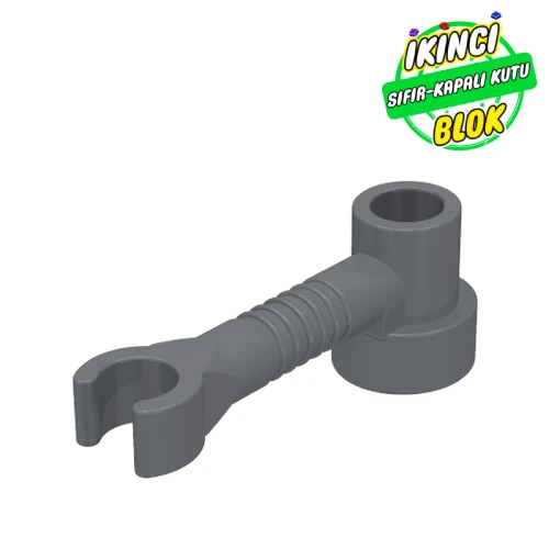 LEGO® Bar 1 x 3 [Clip / Anti-Stud] Koyu Mavimsi Gri Sıfır