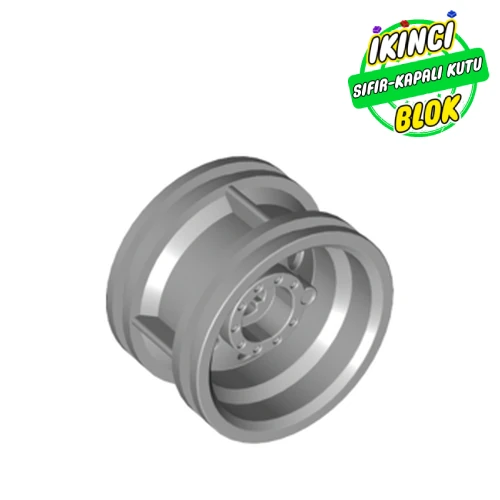 LEGO® 30.4mm x 20mm Pim Girişsiz Jant Açık Mavimsi Gri Sıfır