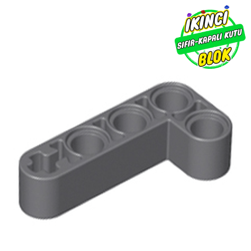 LEGO® 2 x 4 Liftarm L Format Koyu Mavimsi Gri Sıfır