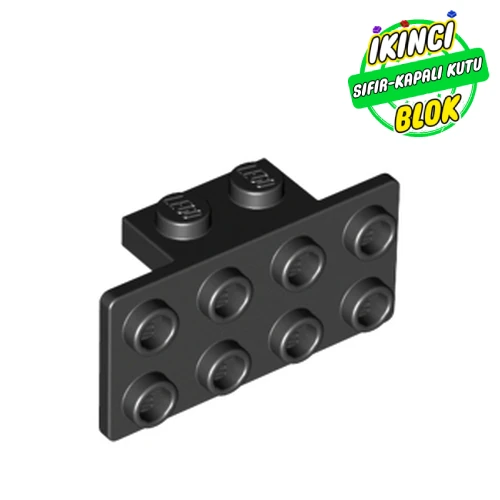 LEGO® Bracket 1 x 2 - 2 x 4 Siyah Sıfır