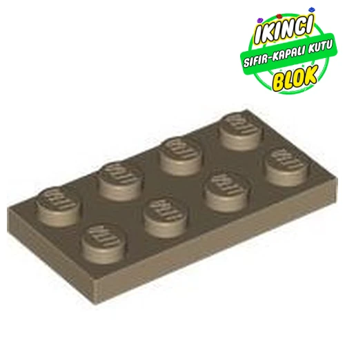 LEGO® 2 x 4 Plaka Koyu Bej Sıfır