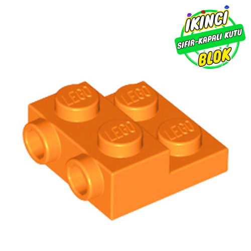 LEGO® 2 x 2 x 2/3 2 Stud Yanda Modifiye Plaka Turuncu Sıfır