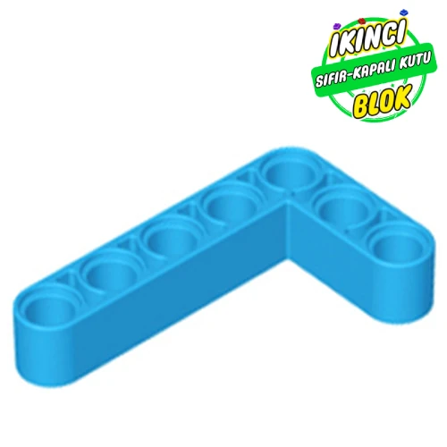 LEGO® 3 x 5 Liftarm L Format Koyu Azur Sıfır