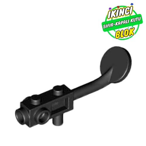 LEGO® Equipment Metal Detector, no Stud on Search Head Siyah Sıfır