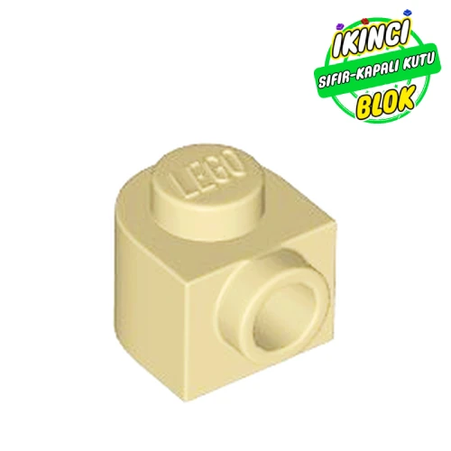LEGO® Plate 1 x 1 x 2/3 Half Round with Side Stud Bej Sıfır
