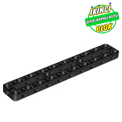LEGO® 3 x 19 Ortası Boş Liftarm Siyah Sıfır