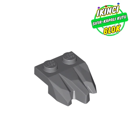 LEGO® Plate Special 2 x 3 with Rocks Koyu Mavimsi Gri Sıfır