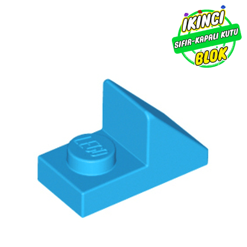 LEGO® 2 x 1 2/3 Kesitli 45 Derece Eğimli Parça Koyu Turkuaz Sıfır