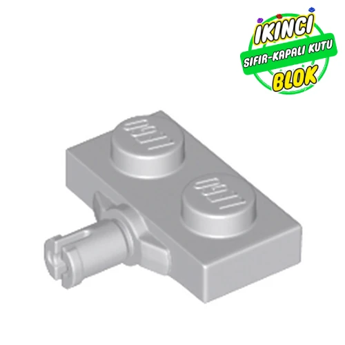 LEGO® Plate Special 1 x 2 with Wheel Holder, Reinforced Underside Açık Mavimsi Gri Sıfır