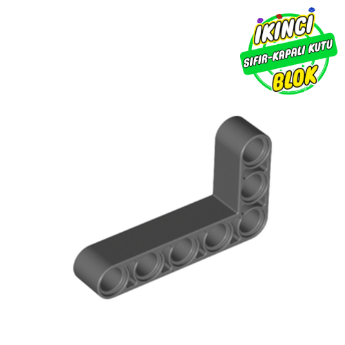 LEGO® 3 x 5 Liftarm L Format Koyu Mavimsi Gri Sıfır