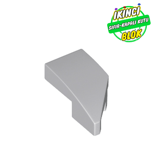 LEGO® 2 x 1 x 2/3 Eğimli Parça Sol Açık Mavimsi Gri Sıfır