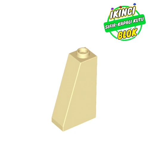 LEGO® Slope 75° 2 x 1 x 3 with Hollow Stud Bej Sıfır