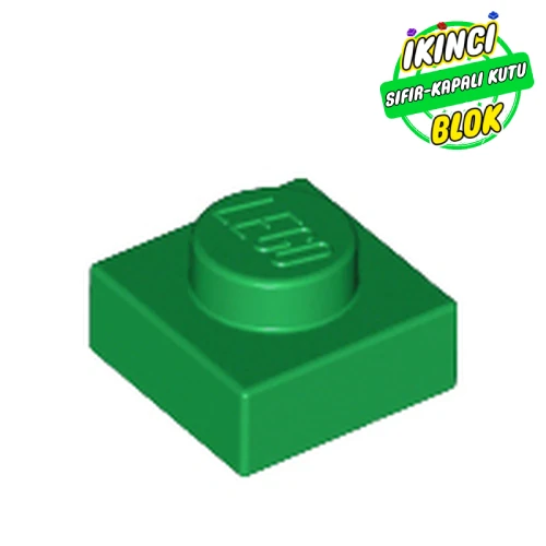 LEGO® Plate 1 x 1 Yeşil Sıfır