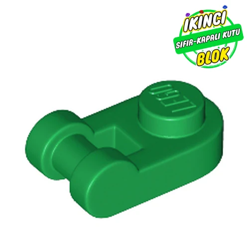 LEGO® Plate Special 1 x 1 Rounded with Handle Yeşil Sıfır
