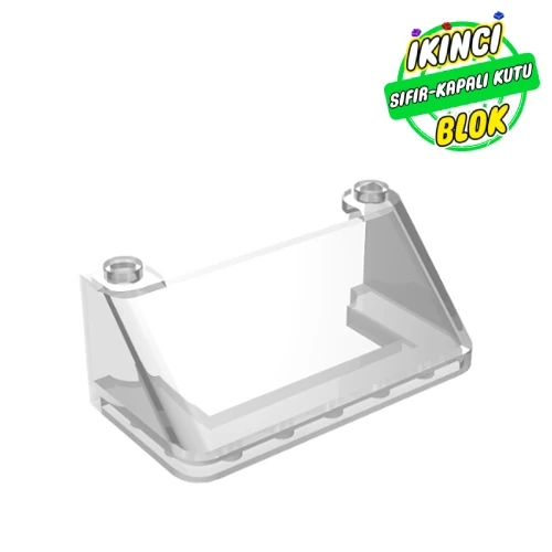 LEGO® Windscreen 3 x 6 x 2 Şeffaf Sıfır
