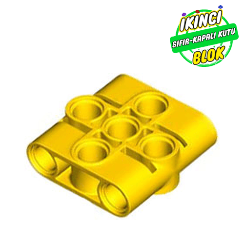 LEGO® 1 x 3 x 3 Pim Bağlantı Bloğu Sarı Sıfır