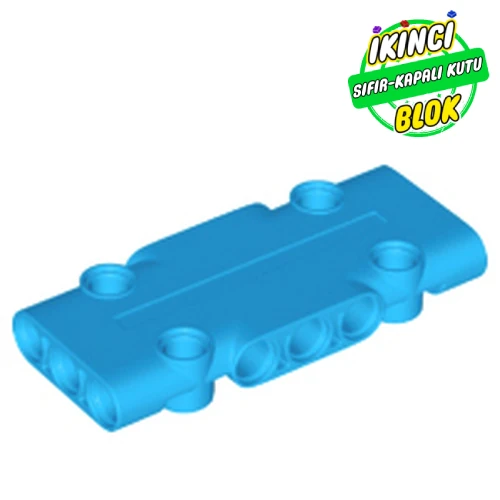 LEGO® 3 x 7 x 1 Technic Panel Koyu Azur Sıfır
