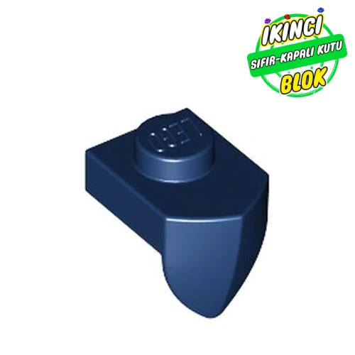 LEGO® Plate Special 1 x 1 with Vertical Tooth Koyu Mavi Sıfır