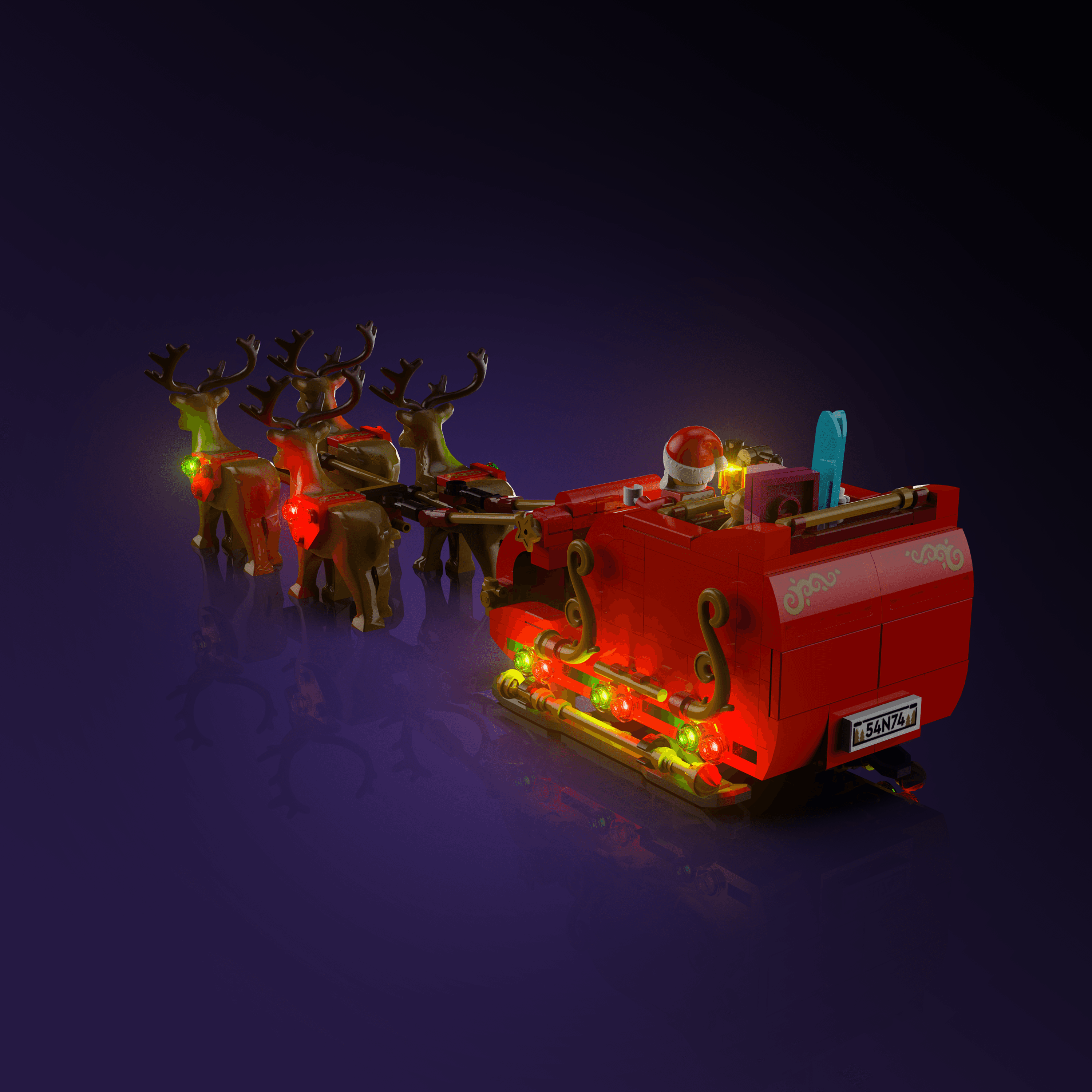 LEGO® 40499 Santa's Sleigh Işık Kiti