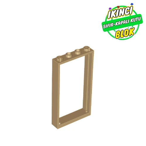 LEGO® Door Frame 1 x 4 x 6 Type 2 Koyu Bej Sıfır