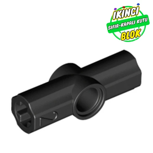 LEGO® 2 Numara Aks Bağlayıcısı Siyah Sıfır