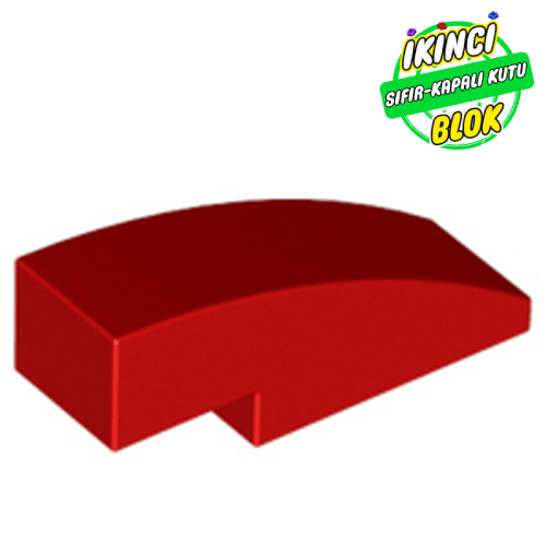 LEGO® 3 x 1 Eğimli Parça Kırmızı Sıfır