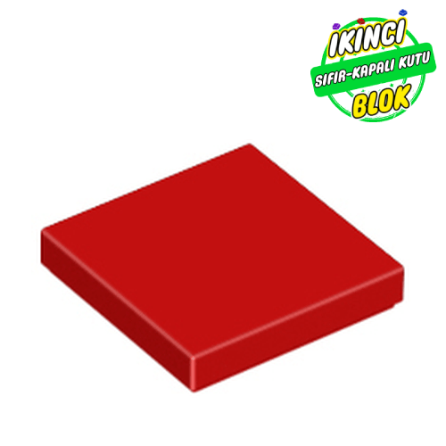 LEGO® 2 x 2 Düz Plaka Kırmızı Sıfır