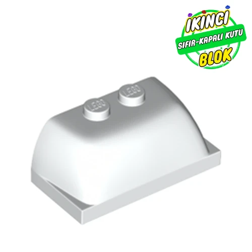 LEGO® Windscreen 2 x 4 x 1 1/3 [Plain] Beyaz Sıfır