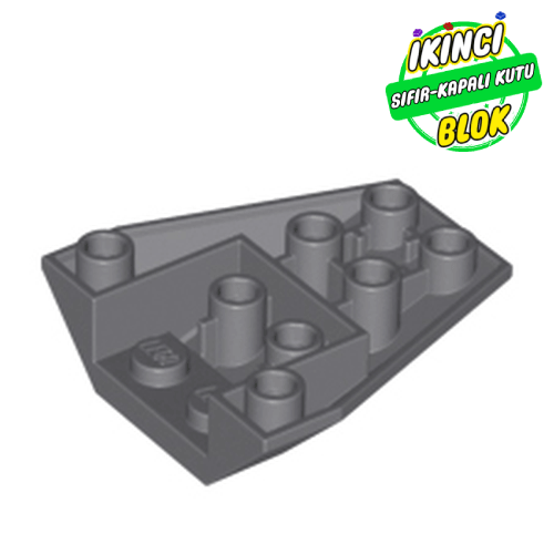 LEGO® 4 x 4 Üçlü Ters Köşe Parçası Koyu Mavimsi Gri Sıfır