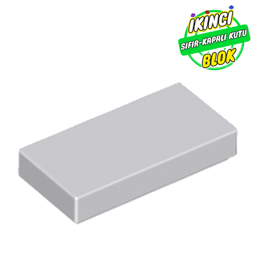 LEGO® 1 x 2 Düz Plaka Açık Mavimsi Gri Sıfır