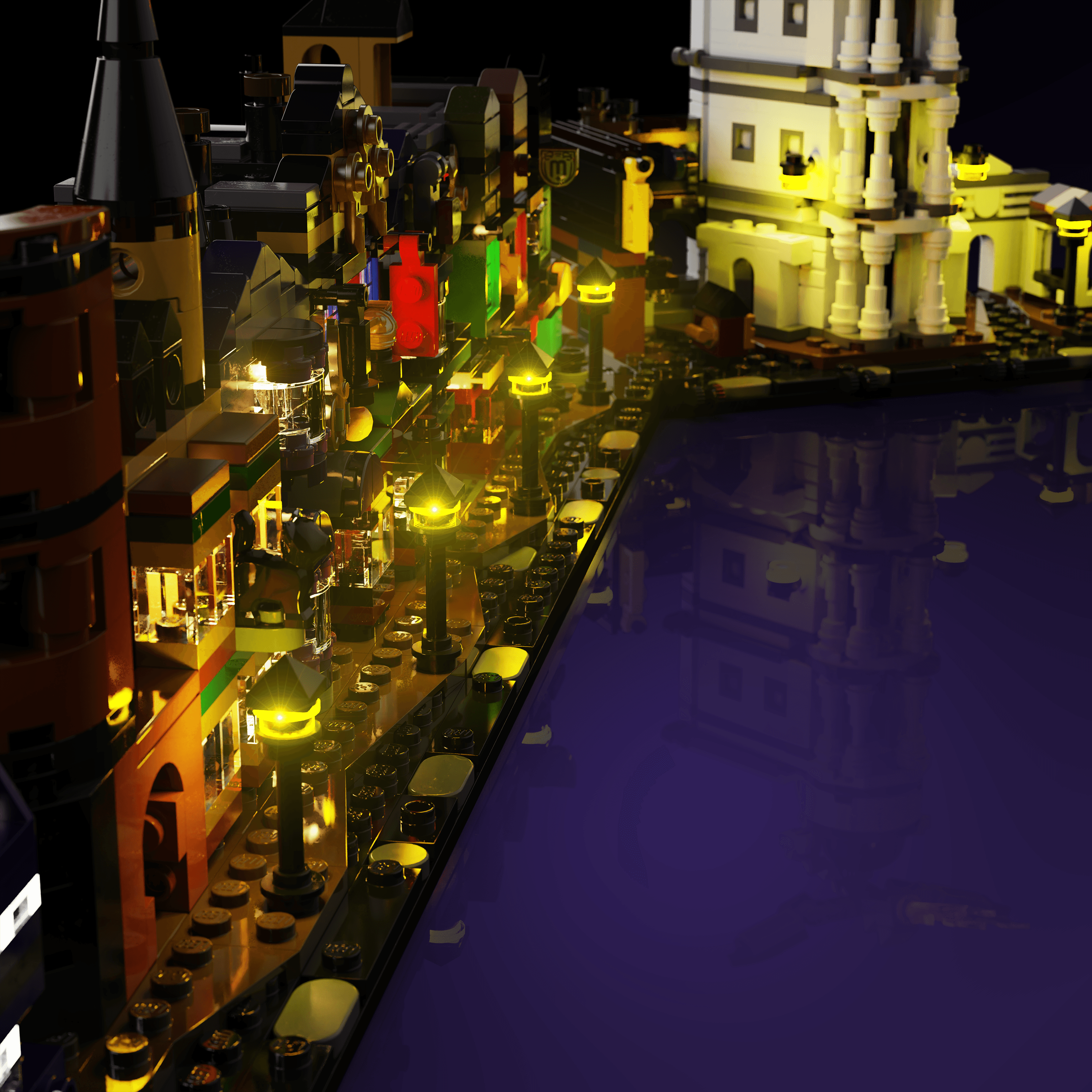 LEGO® 76444 Harry Potter Diagon Alley Wizarding Shops Işık Kiti