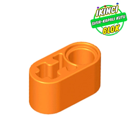 LEGO® 1 x 2 Aks Girişli Liftarm Turuncu Sıfır