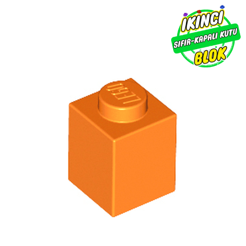LEGO® 1 x 1 Tuğla Turuncu Sıfır